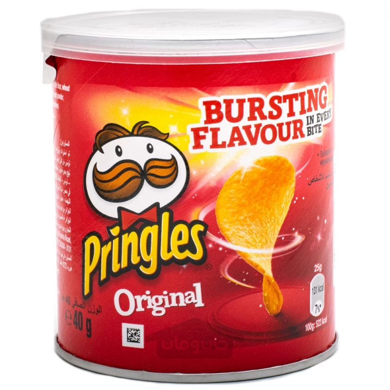 چیپس پرینگلز Pringles کوچک طعم کچاپ 40 گرم 3