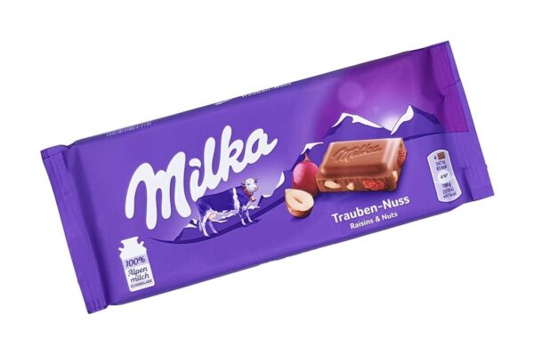 شکلات میلکا milka وزن 100 گرم