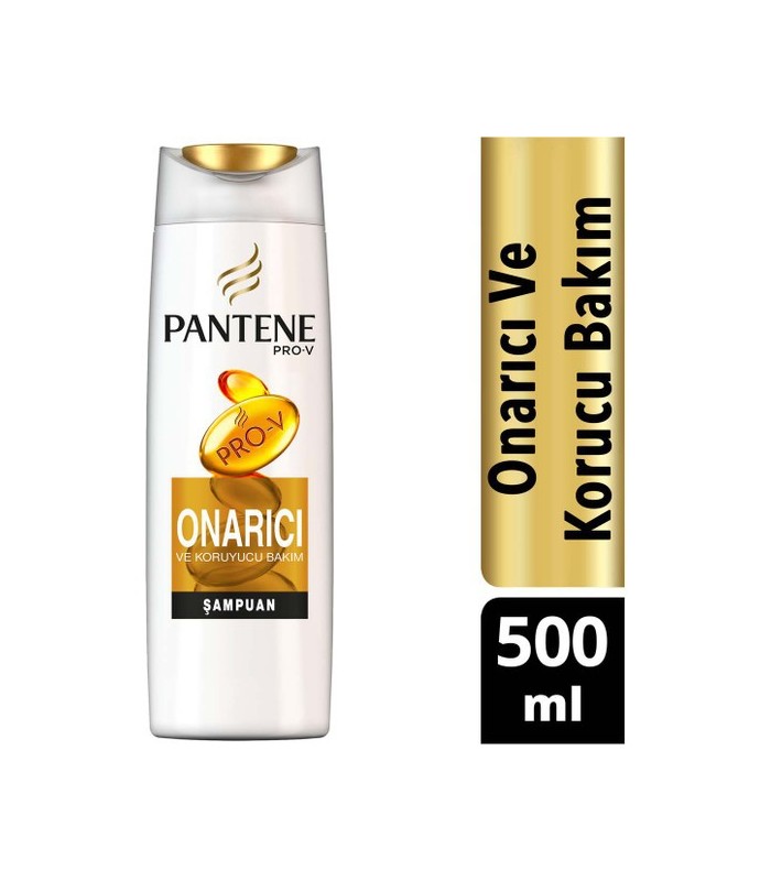 شامپو سر Pantene مناسب موهای آسیب دیده (onarici) پنتن حجم 500 میلی لیتر