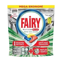 قرص ماشین ظرفشویی Fairy فیری پلاتینیوم پلاس - 75 عددی