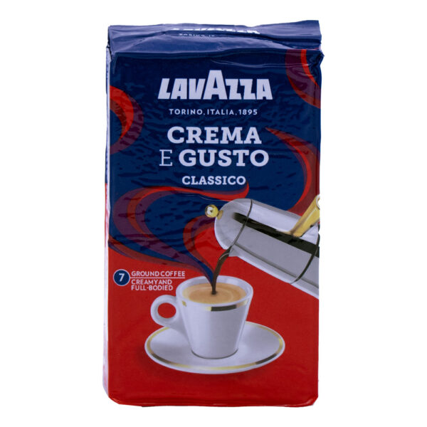 قهوه کرما ای گوستو کلاسیکو لاوازا lavazza وزن 250 گرم 3