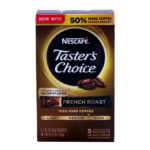 قهوه فوری tasters choice تسترز چویس 5 عددی